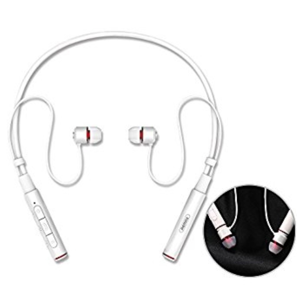 ყურსასმენი REMAX Neckband Bluetooth Earphone RB-S6 white