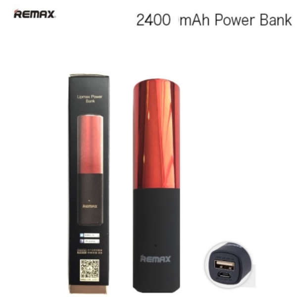 პორტატული დამტენი REMAX Lip-Max 2400mAh RPL-12 Red