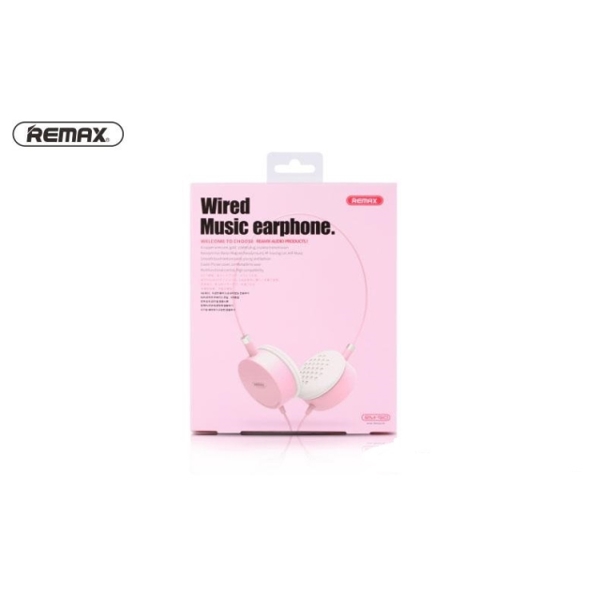 ყურსასმენი REMAX Wired Music Earphone RM-910 pink