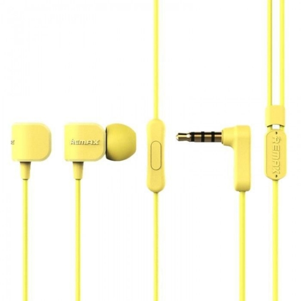 ყურსასმენი REMAX Earphone RM-502 Yellow