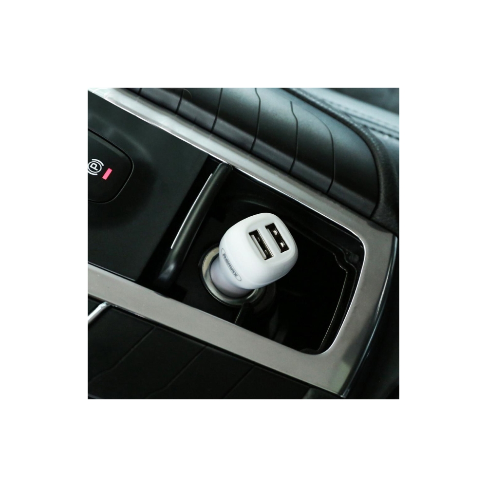 მანქანის დამტენი REMAX RCC207 Flinc 2 USB Car Charger White
