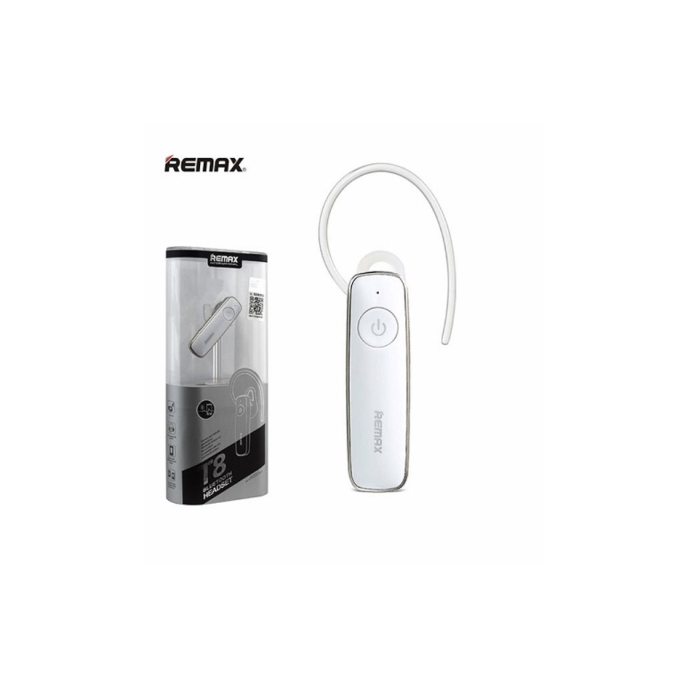 Bluetooth გარნიტურა REMAX Bluetooth Earohone RB-T8 White