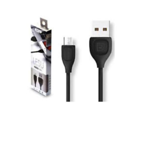 USB კაბელი Remax RC-050m Black Lesu cable micro