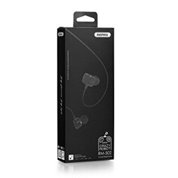 ყურსასმენი REMAX Earphone RM-502 Black