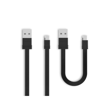 USB კაბელი Remax Tengy Series Cable for Micro (1M+0.16M) RC-062M Black (1M+0.16M) (1M+0.16M)