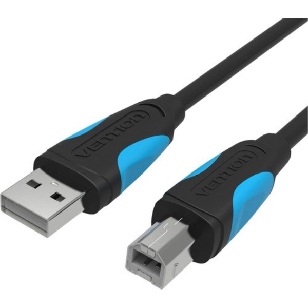 კაბელი VENTION VAS-A16-B100 USB2.0 A Male to B Male Print Cable 1M Black