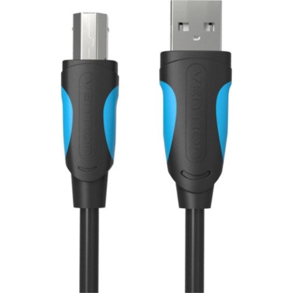 კაბელი VENTION VAS-A16-B100 USB2.0 A Male to B Male Print Cable 1M Black