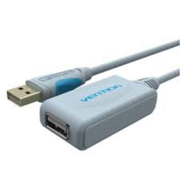 კაბელი VENTION VAS-C01-S2000 USB2.0 Extension Cable with Amplifier and 2*Ferrit 20M Blue