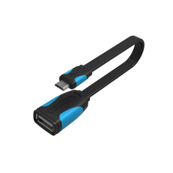 USB კაბელი VENTION VAS-A09-B010 Flat OTG Cable