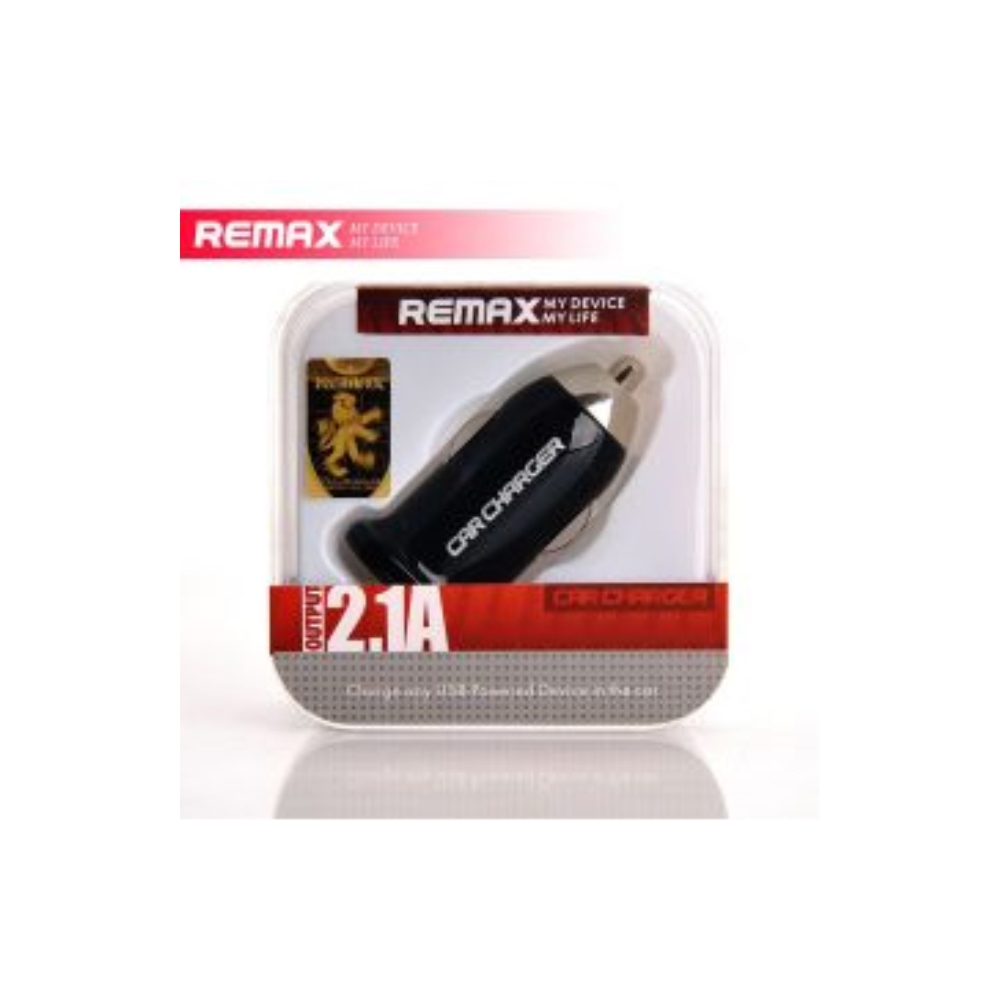 მანქანის დამტენი Remax Singl USB 2.1A Car Charger RCC101 Black