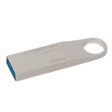 USB ფლეშ მეხსიერება Kingston 32GB USB 3.0 DTSE9 G2 Metal Silver