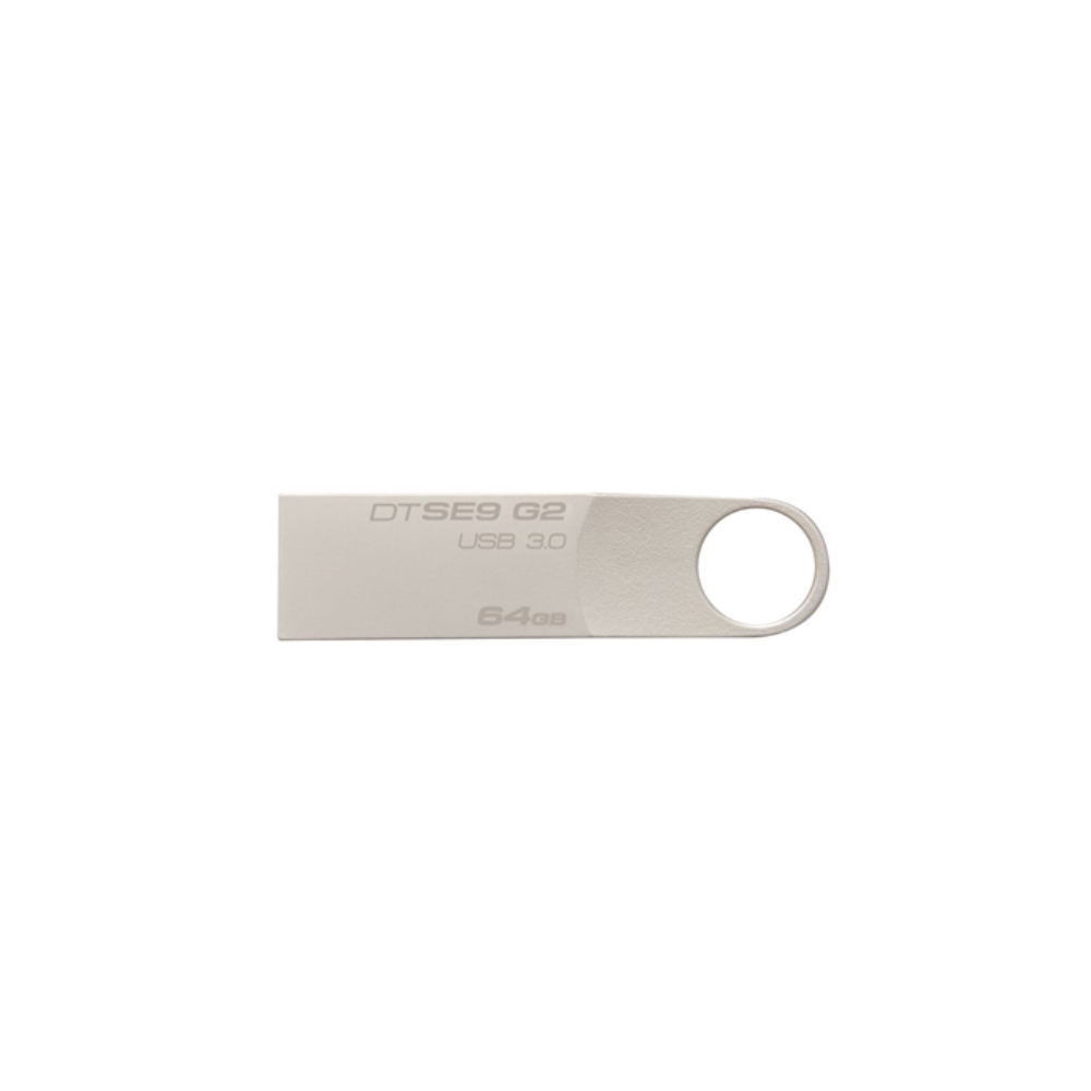 USB ფლეშ მეხსიერება Kingston 64GB USB 3.0 DTSE9 G2 Metal Silver