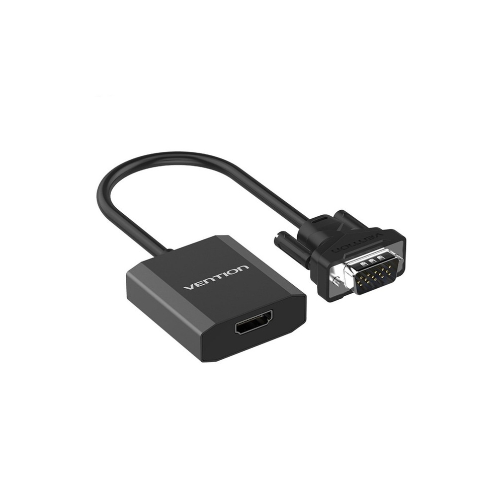 გადამყვანი Vention metal VGA to HDMI converter with female micro USB and audio port ACEB0