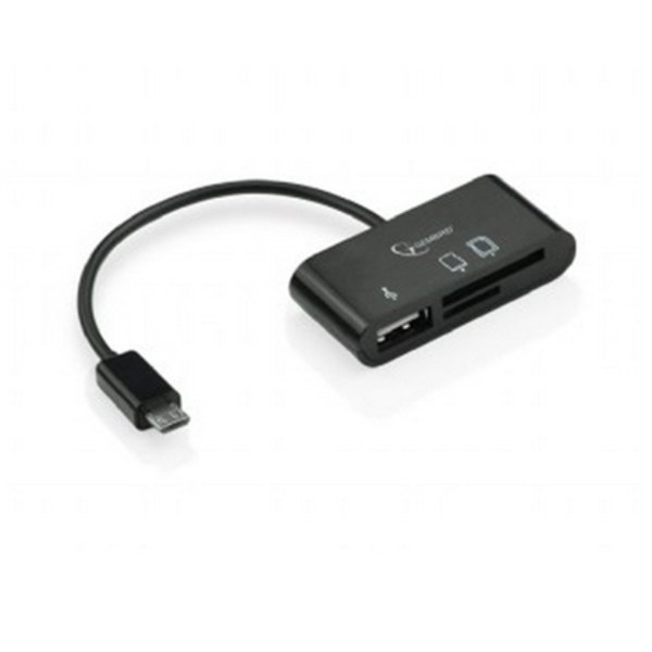 ბარათების წამკითხველი Gembird UHB-OTG-01 Micro USB card reader for mobile