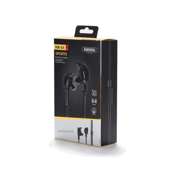 ყურსასმენი REMAX S5 Bluetooth Earphoneblack