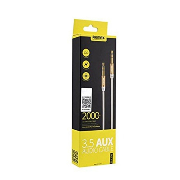 AUX კაბელი REMAX 3.5mm Aux Jack Cable LR- L200 2m white