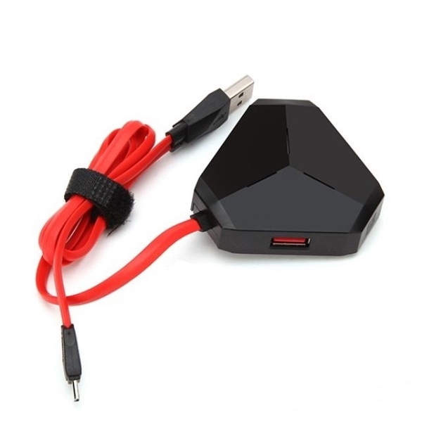 REMAX Multi Port USB Charger Hub RU-U3 red+black