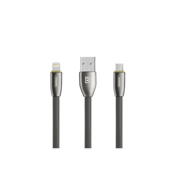 მობილურის დამტენი Remax RC-043i Black Knight lightning cable Black