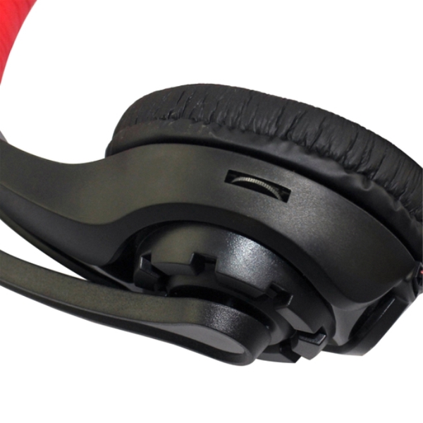 ყურსასმენი GMB GAMING HEADSET WITH VOLUME CONTROL, BLACKRED  GHS-01