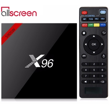 Allscreen Android Tv Box smart tv X96 2GB RAM 16GB ROM Android 7.1 Amlogic S905W Quad Core Support 4K