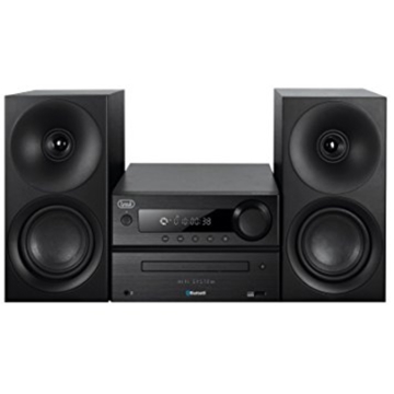 TREVI HIFI SYSTEM HCX1080BT BLACK  HIFI SOUNDS CDMP3USB FM RADIO 40W REMOTE CONTROL