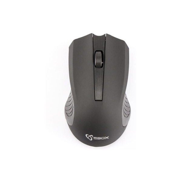 მაუსი MOUSE SBOX WM-373 BLACK  WIRELESS