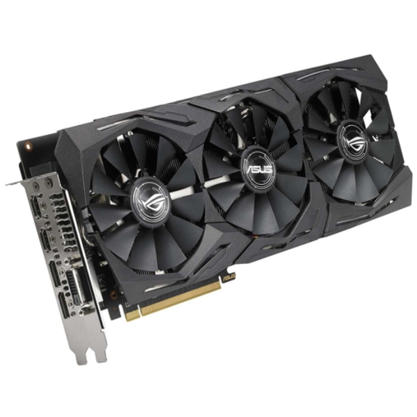 ვიდეო დაფა PCI EXPRESS 8GB ASUS ROG-STRIX-RX580-O8GGAMING,,DVI,HDMI*2,DP*2,8G,D5 (90YV0AK0-M0NA00)