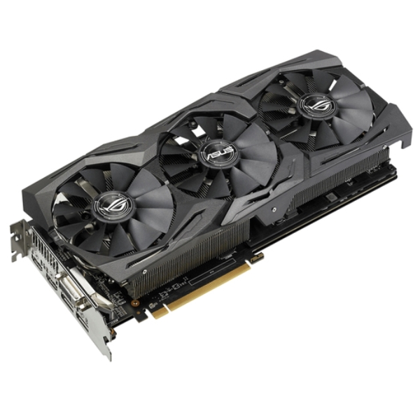 ვიდეო დაფა PCI EXPRESS 8GB ASUS ROG-STRIX-RX580-O8GGAMING,,DVI,HDMI*2,DP*2,8G,D5 (90YV0AK0-M0NA00)