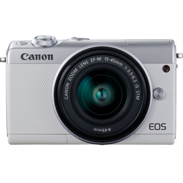 ფოტოაპარატი CANON EOS M100 15-45MM IS STM WHITE ,CMOS ,24.2MG SDSDHCSDXC