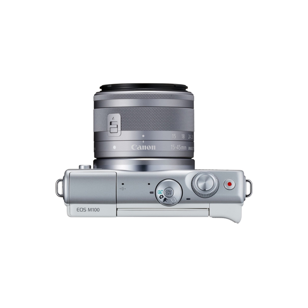 ფოტოაპარატი CANON EOS M100 15-45MM IS STM WHITE ,CMOS ,24.2MG SDSDHCSDXC