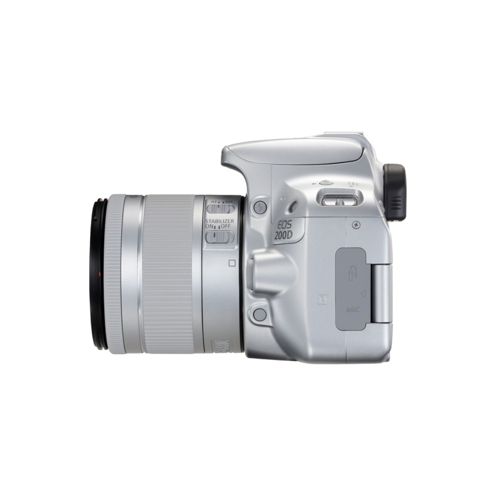 ფოტოაპარატი CANON EOS 200D EF-S 18-55 IS STM  , 24.2MP,  DIGIC 7, 3.0" LCD, SD, FHD WHITE