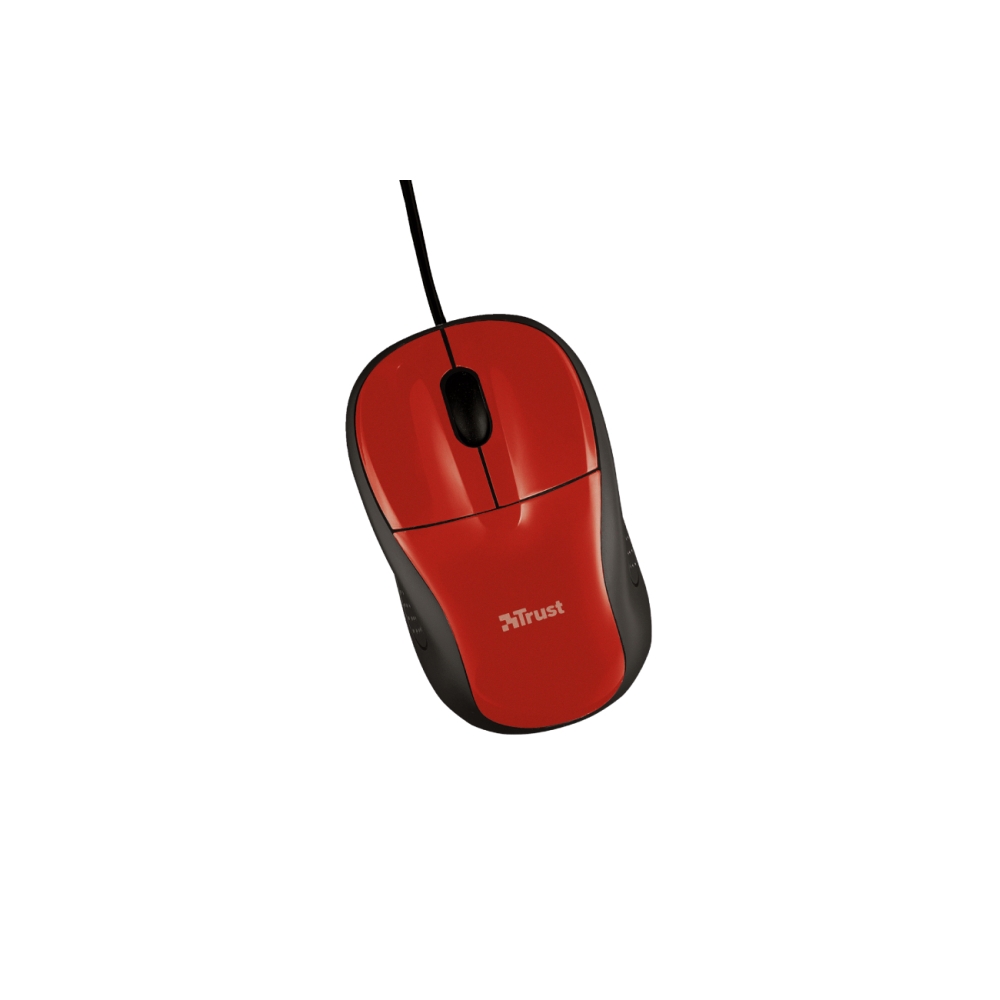 მაუსი TRUST PRIMO MOUSE WITH MOUSE PAD - RED