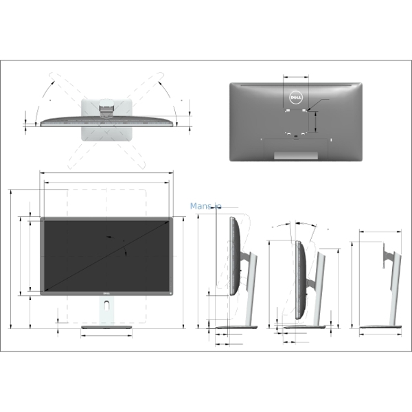 მონიტორი Dell P2415Q 60.47cm (23.8") 