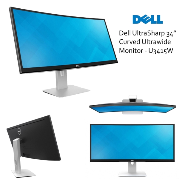 მონიტორი Dell Ultrasharp U3415W 86.5cm (34") Curver Ultrawide monitor WQHD (3440 x 1440)