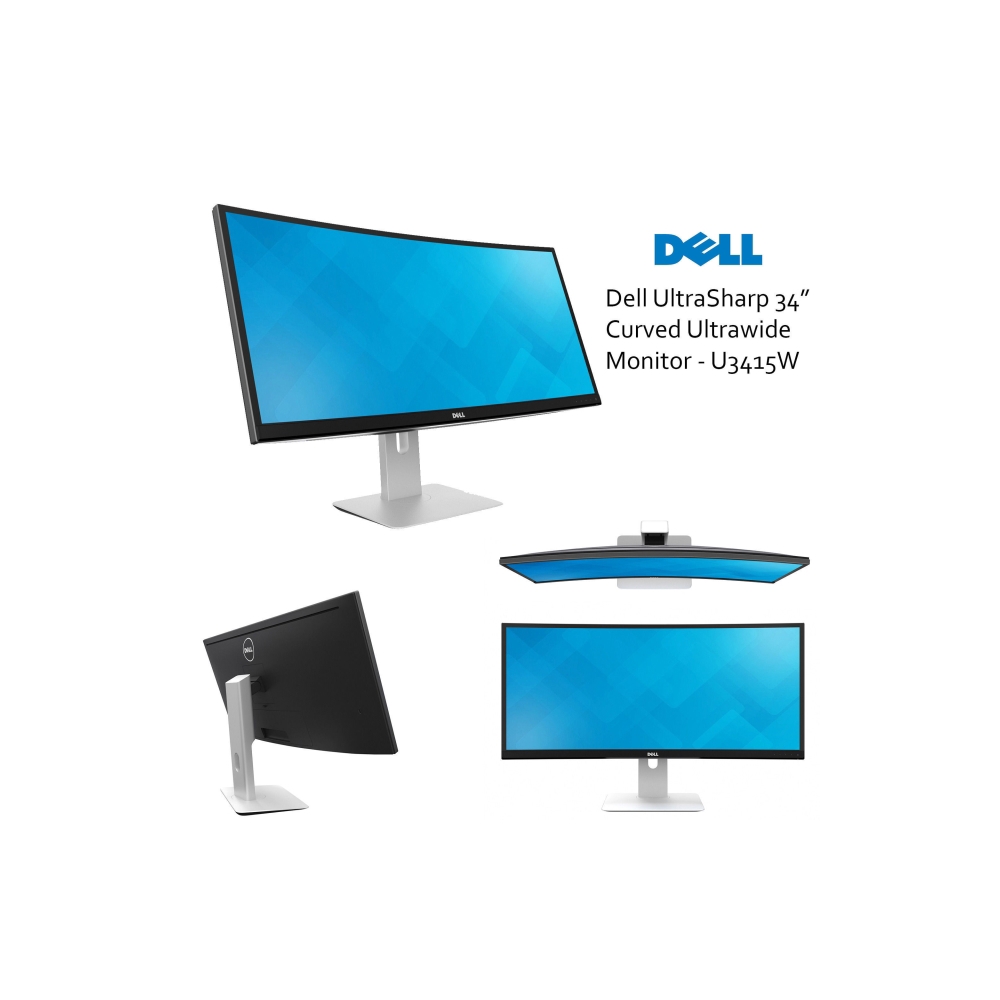 მონიტორი Dell Ultrasharp U3415W 86.5cm (34") Curver Ultrawide monitor WQHD (3440 x 1440)