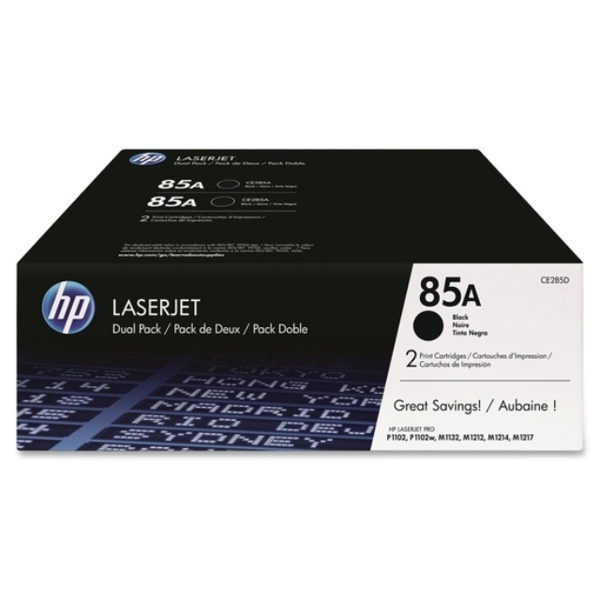 კარტრიჯი HP ORIGINAL BLACK CE285AF DUAL PACK HP LJ P11021102W11321212NF1214NFH BLACK