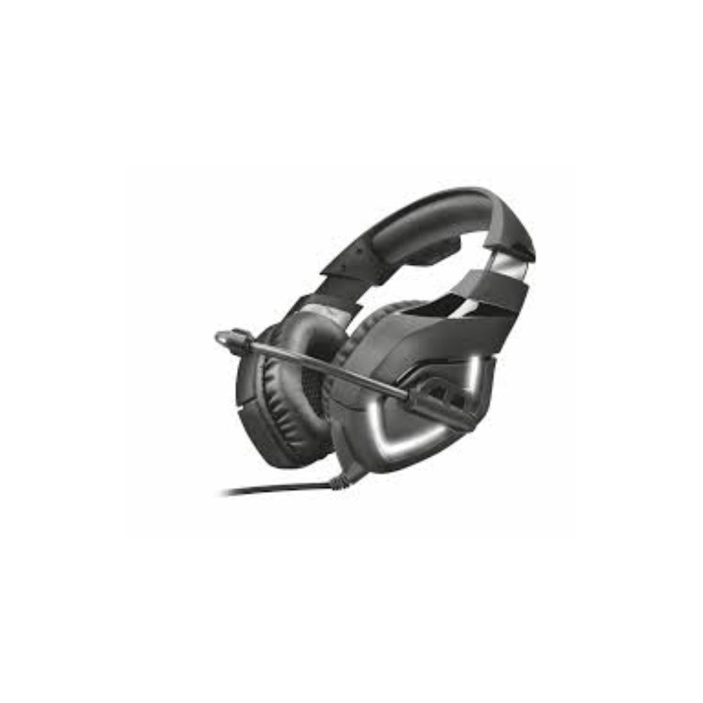 ყურსასმენი TRUST GXT 380 DOXX ILLUMINATED GAMING HEADSET USB/3,5 / Volume Control.- black
