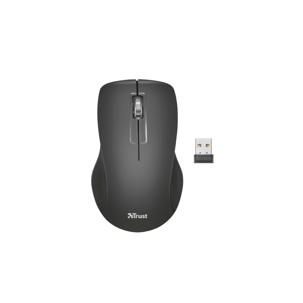 კლავიატურა TRUST - ZIVA Accurate optical sensor (1600 DPI) 10m Wireless range Storable USB micro-receiver WIRELESS KEYBOARD WITH MOUSE