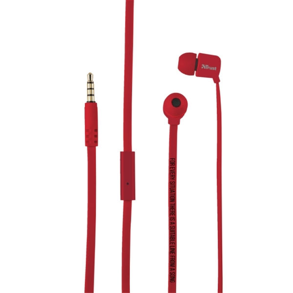 ყურსასმენი TRUST DUGA HEADPHONE - RED