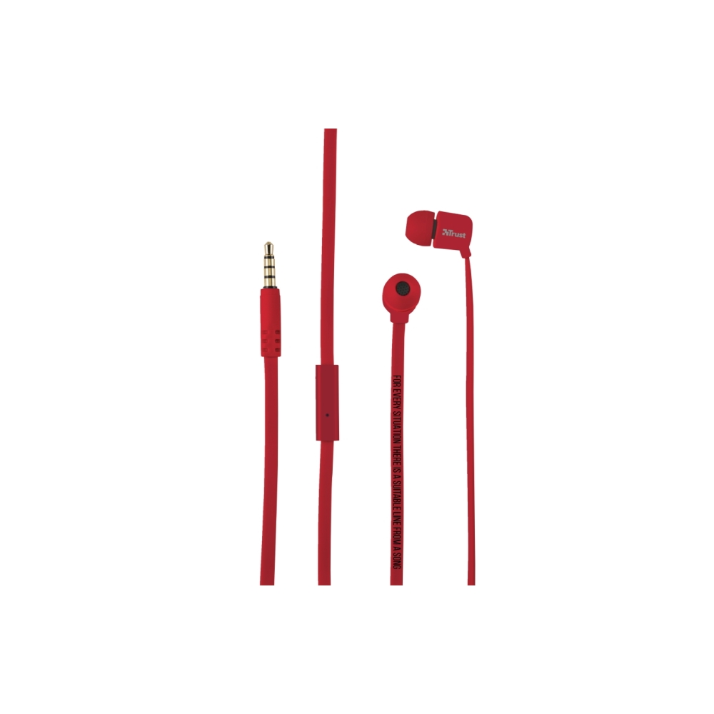 ყურსასმენი TRUST DUGA HEADPHONE - RED