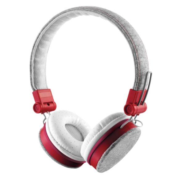 ყურსასმენი TRUST FYBER HEADPHONES - GREY/RED