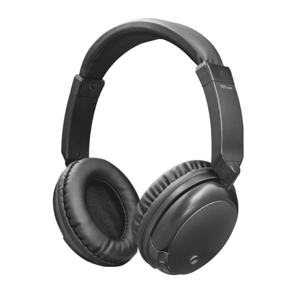 ყურსასმენი TRUST KODO BLUETOOTH WIRELESS HEADPHONE - BLACK METALLIC