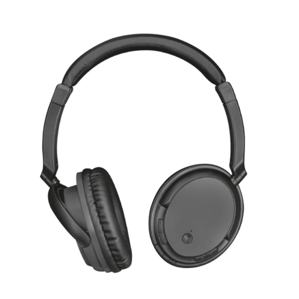 ყურსასმენი TRUST KODO BLUETOOTH WIRELESS HEADPHONE - BLACK METALLIC