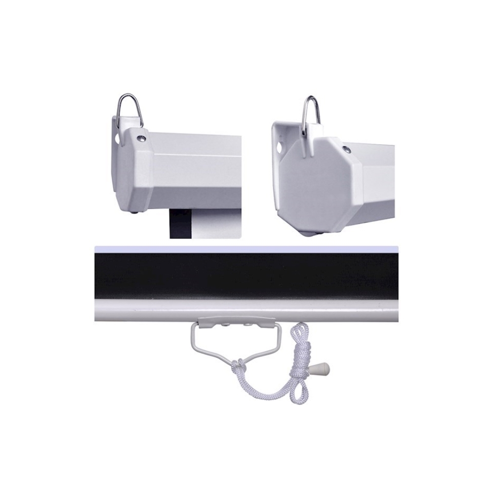 პროექტორის ეკრანი ALLSCREEN MANUAL PROJECTION SCREEN 295X220CM HD FABRIC CWP-15043 Diagonal 150 INCH / 381 CM