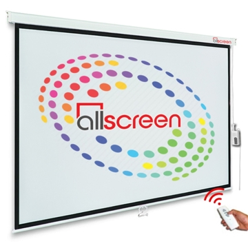 პროექტორის ელექტრო ეკრანი ALLSCREEN ELECTRIC PROJECTION SCREEN, 360X270CM, CMP-18043 HD FABRIC, 180INCH/457CM