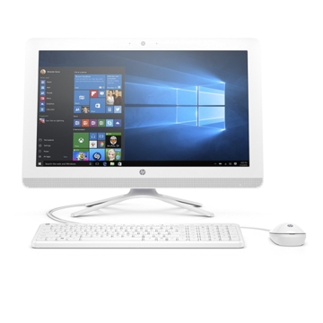 All in One კომპიუტერი HP COMPAQ HP ALL-IN-ONE PC  21.5"  I3-7100U , 4GB  ,1TB,  DVD-RW,  FREEDOS, WHITE