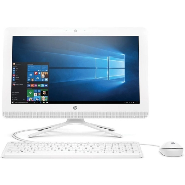 All in One კომპიუტერი HP COMPAQ HP 20  ALL-IN-ONE, 20 "  , CEL J3060, 4GB, 500GB, DVD-RW, DOS, WHITE