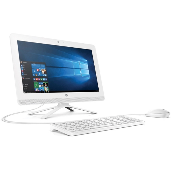 All in One კომპიუტერი HP COMPAQ HP 20  ALL-IN-ONE, 20 "  , CEL J3060, 4GB, 500GB, DVD-RW, DOS, WHITE