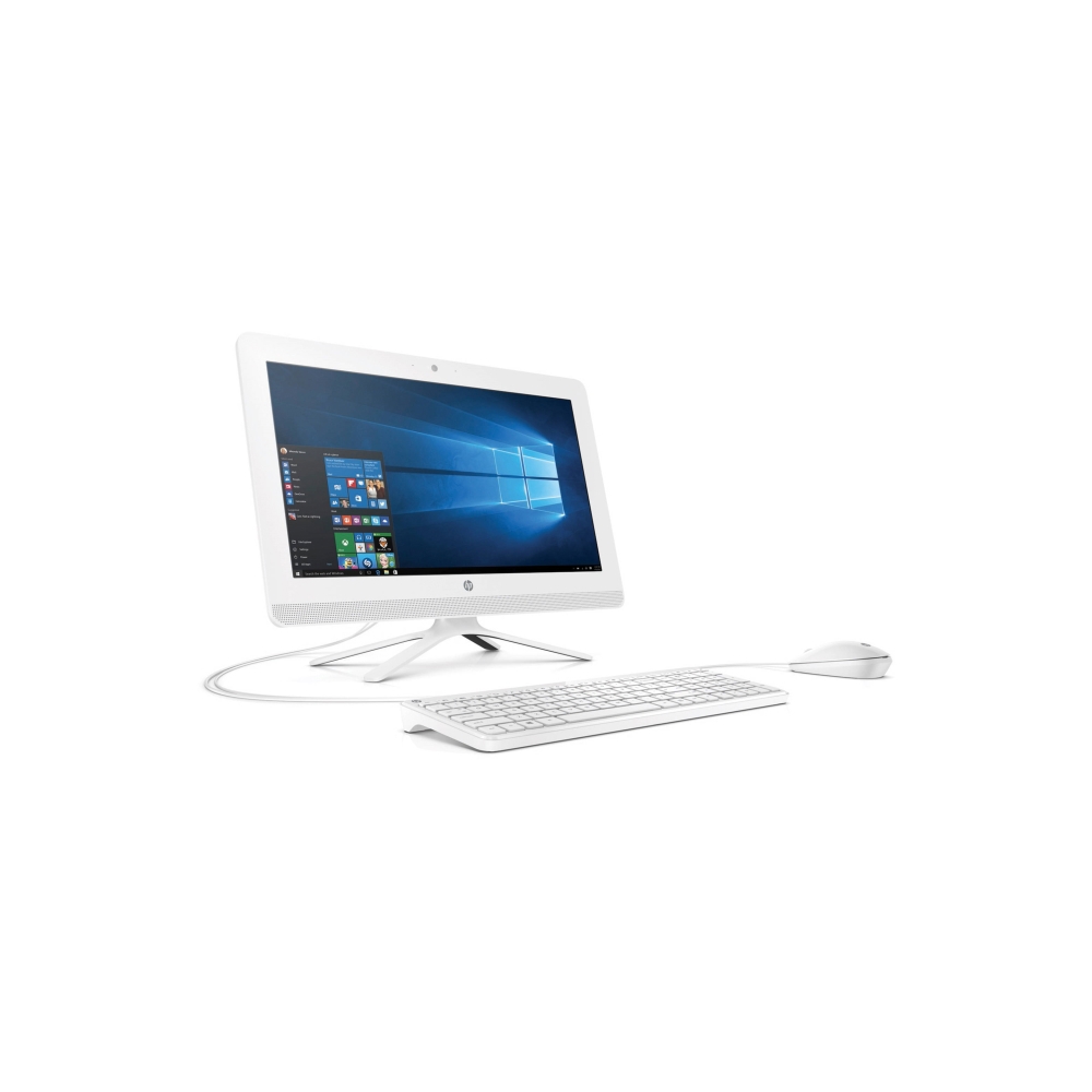 All in One კომპიუტერი HP COMPAQ HP 22 ALL-IN-ONE, 21.5 FHD, CEL J3060, 4GB, 500GB, DVD-RW, DOS,WHITE