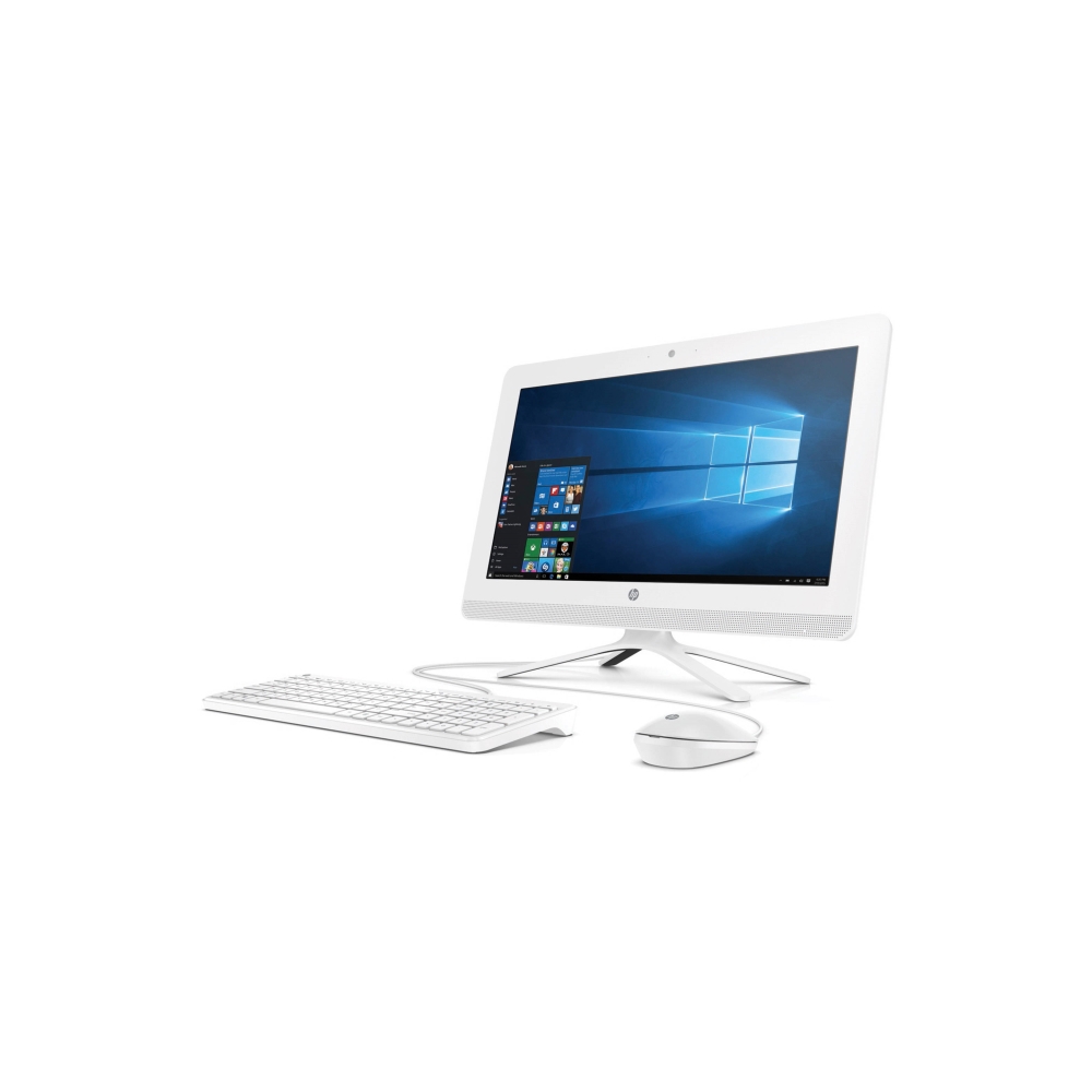 All in One კომპიუტერი HP COMPAQ HP 22 ALL-IN-ONE, 21.5 FHD, CEL J3060, 4GB, 500GB, DVD-RW, DOS,WHITE